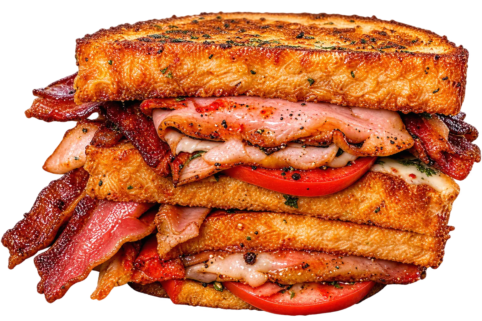 Loaded club sandwich